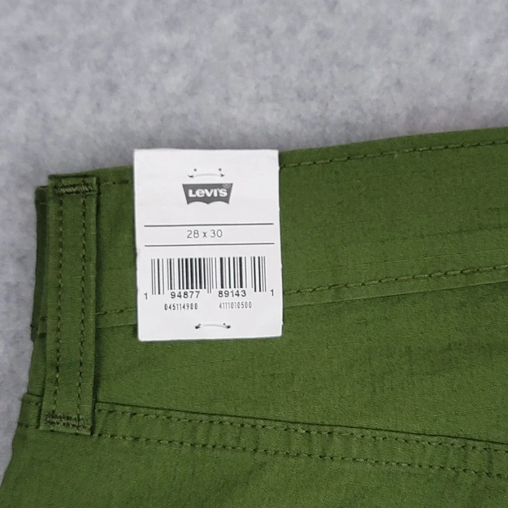 Levi's‎ 511 Mens Size 28x30 Performance Slim Fit Tapered Green 5 Pocket Pants